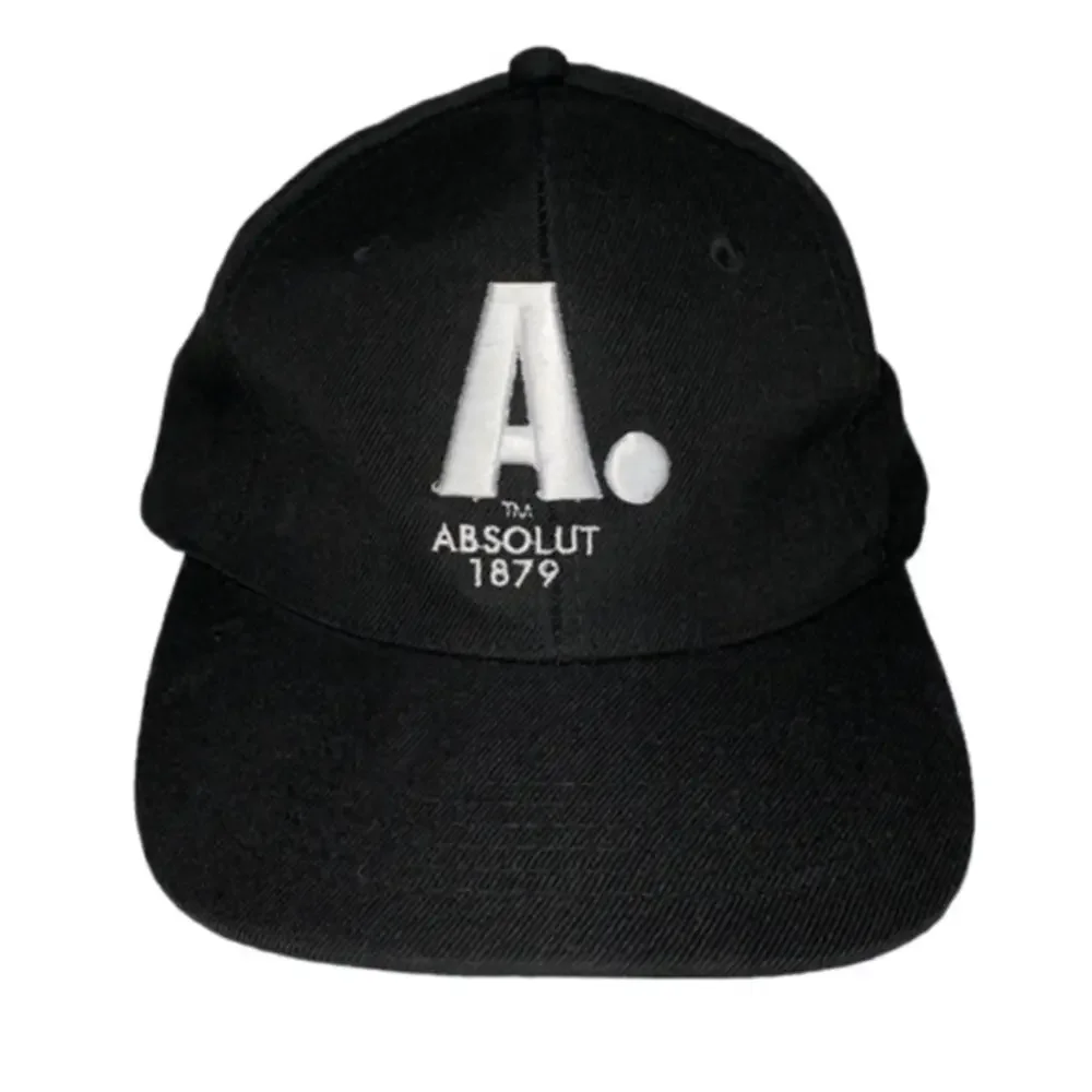 Absolut black adjustable‎ snap back baseball hat.  Logos are embroidered.  NWOT